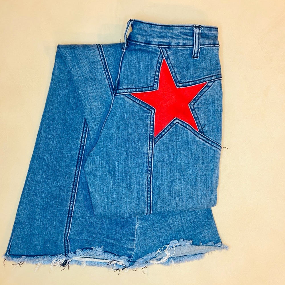 Saint & Hearts High Rise Super Flare Jean Size Small